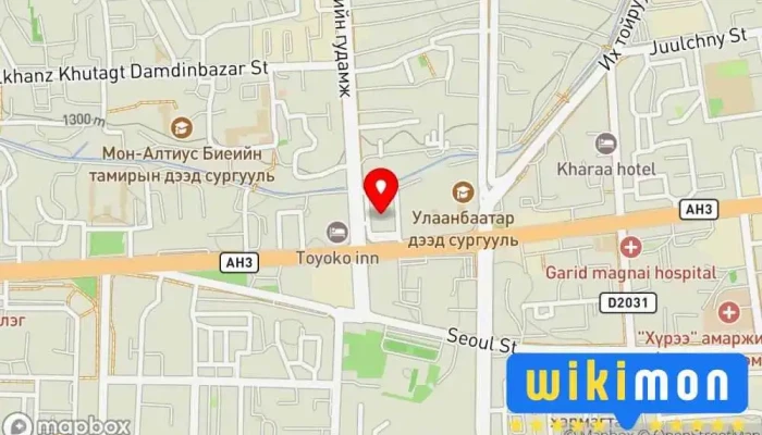 гэсэн газрын зураг Deegiigiin uudag gazar Махны дэлгүүр дээр Улаанбаатар