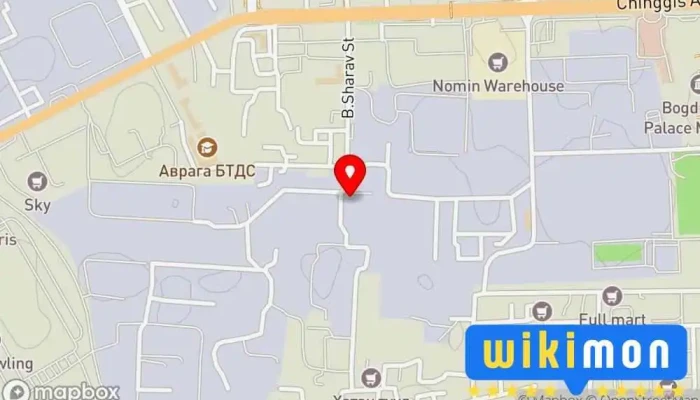гэсэн газрын зураг Deej Mongol cargo Хүргэлтийн Компани дээр Улаанбаатар