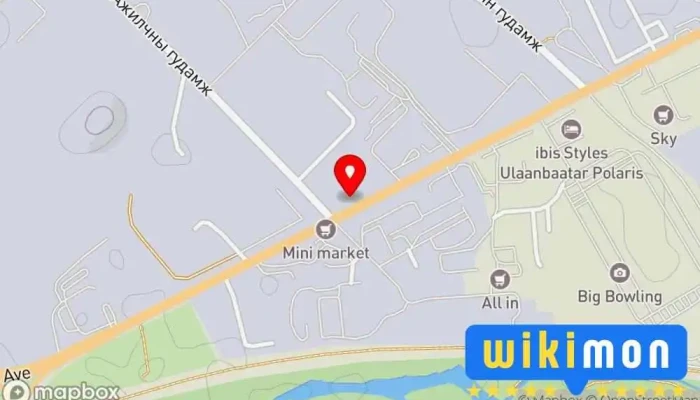 гэсэн газрын зураг Design Central, Ulaanbaatar  дээр Улаанбаатар