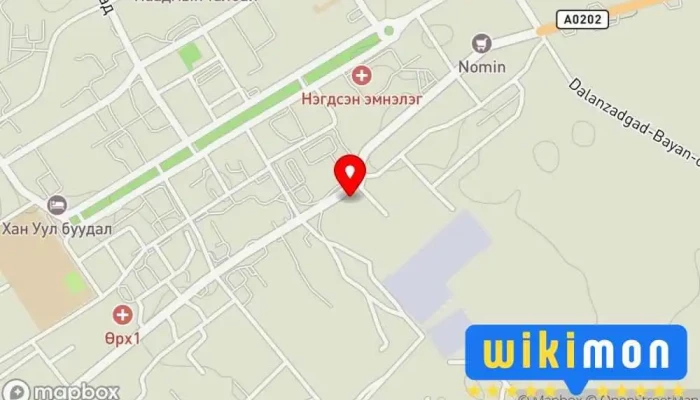 гэсэн газрын зураг Дижитал ВИШН үндсэн салбар (хэвлэл, хаяг реклам) Компаний Оффис, Хувилах үйлчилгээ дээр Даланзадгад