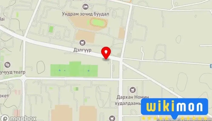 гэсэн газрын зураг ДХББЗГ ОНӨААТҮГ Холбоо буюу Байгууллага дээр Дархан