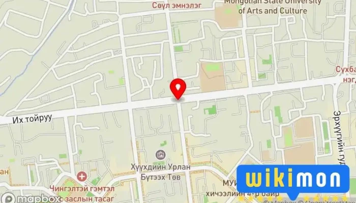 гэсэн газрын зураг Дөлгөөн нуур тур ХХК Аялал Жуулчлалын Агентлаг дээр Улаанбаатар