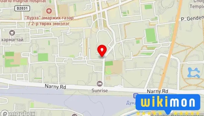 гэсэн газрын зураг Дугуй засварын газар  дээр Улаанбаатар