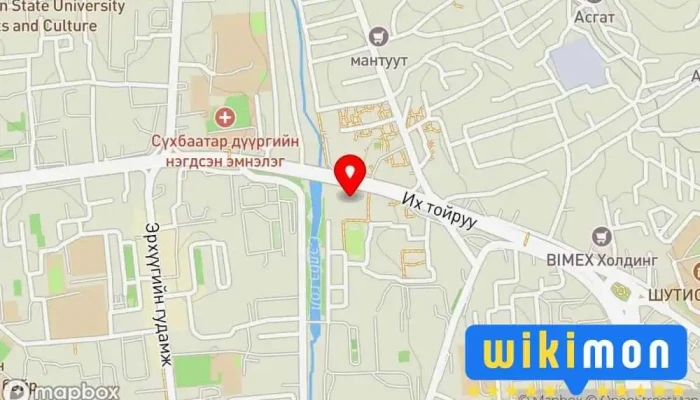 гэсэн газрын зураг Dundgovi Shariin Davaa Нийтийн орон сууц дээр Улаанбаатар