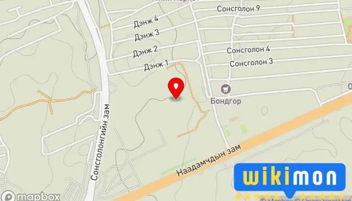 гэсэн газрын зураг ЕБС Сургууль дээр Улаанбаатар