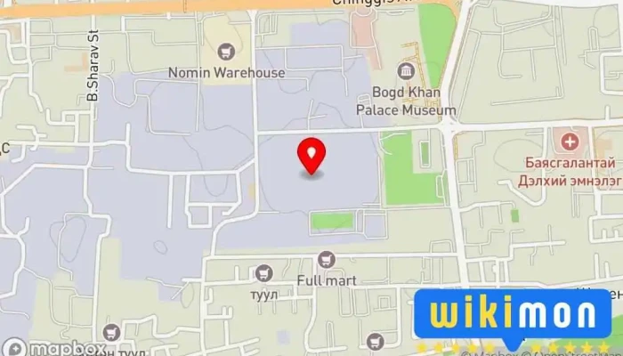 гэсэн газрын зураг Ээрмэлийн үйлдвэр Дэлгүүр болон Худалдаа дээр Улаанбаатар