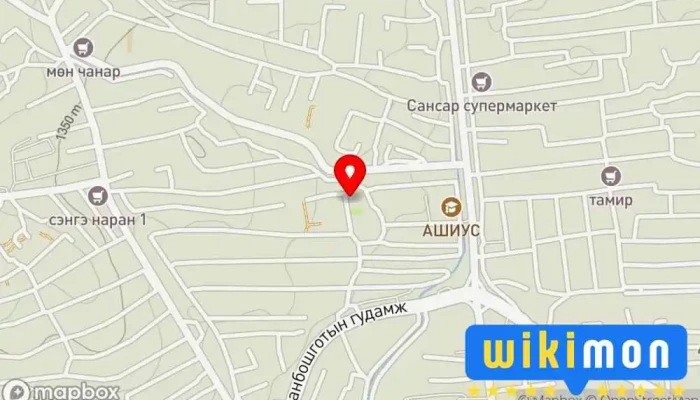 гэсэн газрын зураг Эгшиглэн хөгжмийн үйлдвэр Компаний Оффис дээр Улаанбаатар
