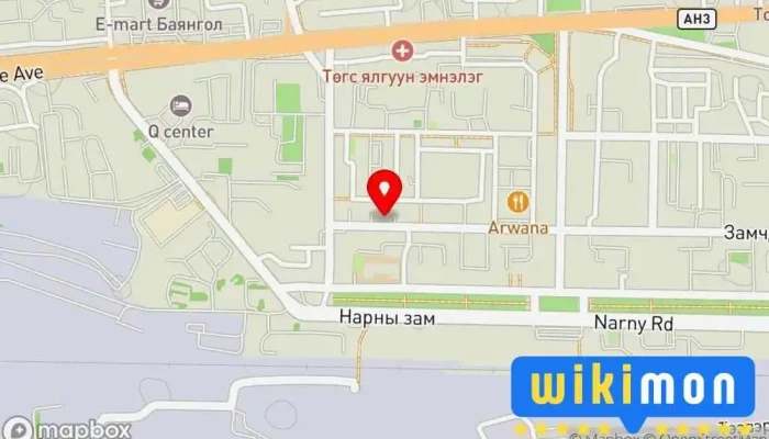 гэсэн газрын зураг Эйкс Про Бренд ХХК Хэвлэлийн компани дээр Улаанбаатар