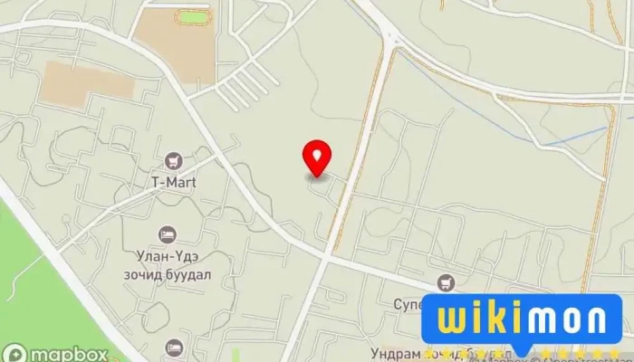 гэсэн газрын зураг Элит Нийтийн орон сууц дээр Дархан