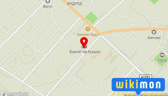 гэсэн газрын зураг Enjoy coffee shop Кофе шоп дээр Улаангом