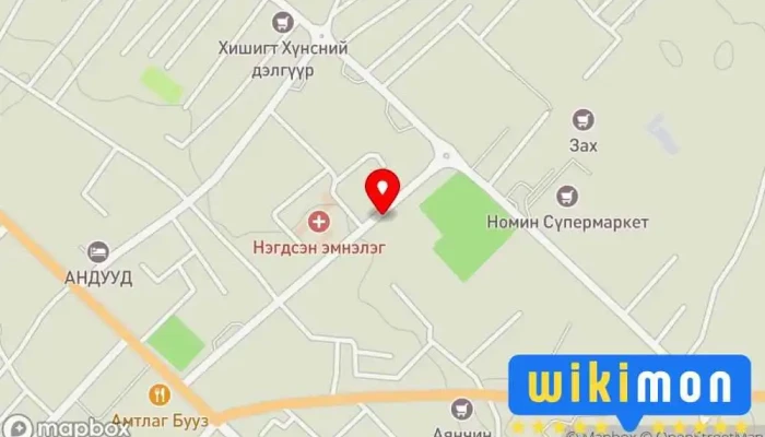 гэсэн газрын зураг Энхсаруул Шүдний эмнэлэг дээр Улаангом