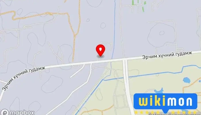гэсэн газрын зураг Эрдэмтранс ХХК Тээврийн үйлчилгээ дээр Улаанбаатар