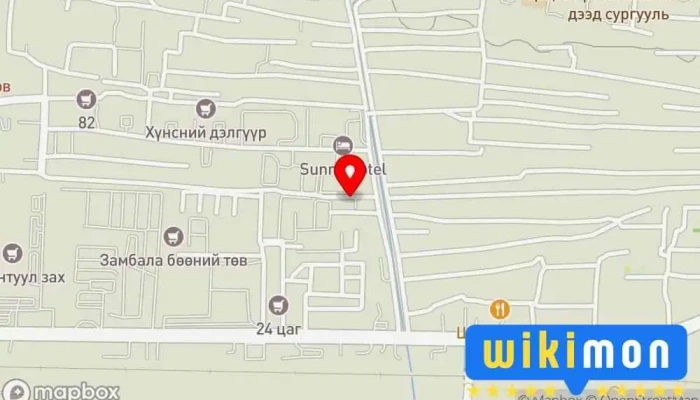 гэсэн газрын зураг Эрхэм Зах дээр Улаанбаатар