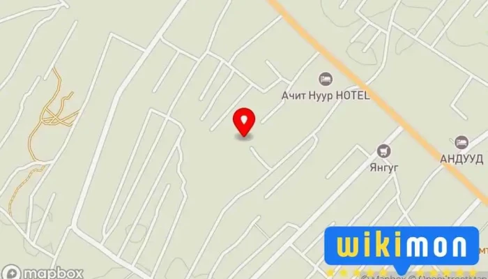 гэсэн газрын зураг Ерөнхий боловсролын 4-р сургууль Төрийн Алба дээр Улаангом