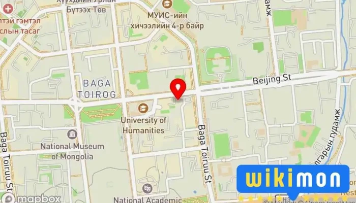 гэсэн газрын зураг ЭС АЙ СИ ЭЙ ХХК Судалгаа, бүтээгдэхүүний хөгжүүлэлт, Бизнесийн менежментийн зөвлөх, Судалгааны Сан дээр Улаанбаатар
