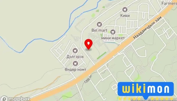 гэсэн газрын зураг Ezen shul hot pot 火锅 Ресторан дээр Улаанбаатар