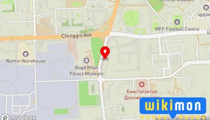 гэсэн газрын зураг Фидес цамхаг Компаний Оффис дээр Улаанбаатар