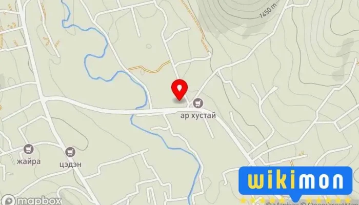 гэсэн газрын зураг Гадаад хэлний төв Боловсролын төв дээр Улаанбаатар