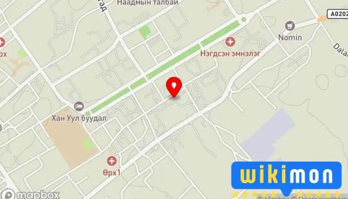 гэсэн газрын зураг Гэгээн зочид буудал Зочид буудал дээр Даланзадгад