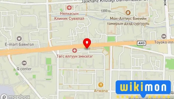 гэсэн газрын зураг Gemnet Интернет үйлчилгээ үзүүлэгч дээр Улаанбаатар