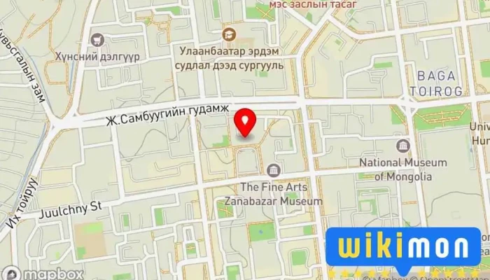 гэсэн газрын зураг General authority for Land administration, geodesy and cartography of Mongolia Муж улсын захиргааны байгууллага дээр Улаанбаатар