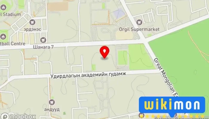 гэсэн газрын зураг Gerlug Vista Орон сууцны цогцолбор дээр Улаанбаатар