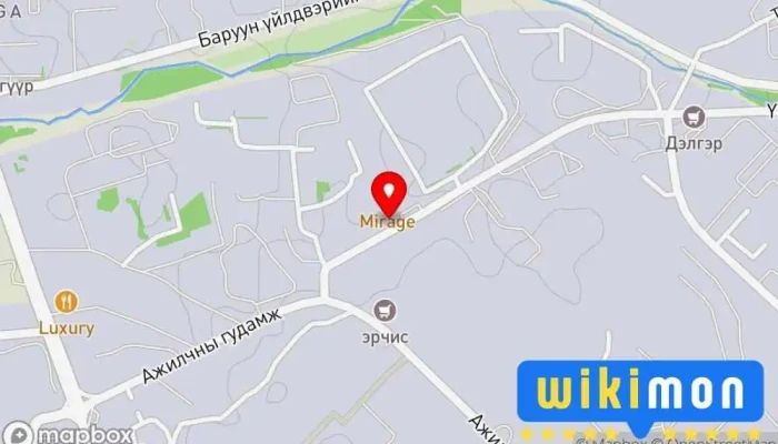 гэсэн газрын зураг Говь Ноолуур Үйлдвэрийн Дэргэдэх Төв Дэлгүүр Хувцасны дэлгүүр дээр Улаанбаатар