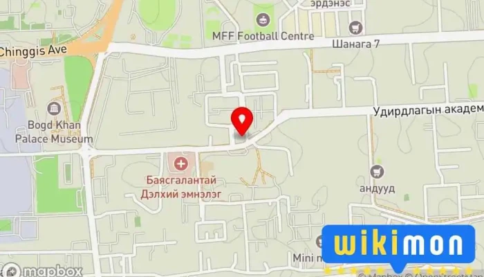 гэсэн газрын зураг Gradus Lounge&Bar Ресторан дээр Улаанбаатар