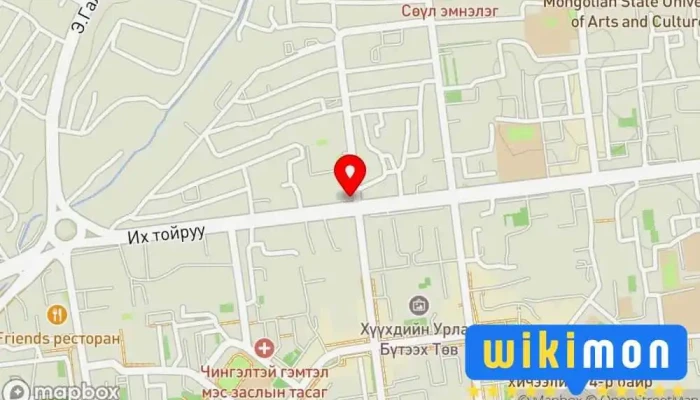 гэсэн газрын зураг Green Assessment LLC Компаний Оффис дээр Улаанбаатар
