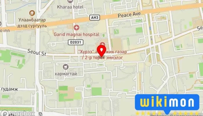 гэсэн газрын зураг Greyseed Ulaanbaatar Ресторан дээр Улаанбаатар