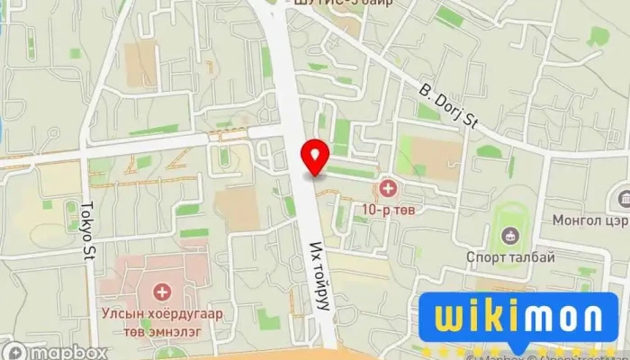 гэсэн газрын зураг Hayan Dakgalbi & Soju Bar Ази хоолны ресторан дээр Улаанбаатар