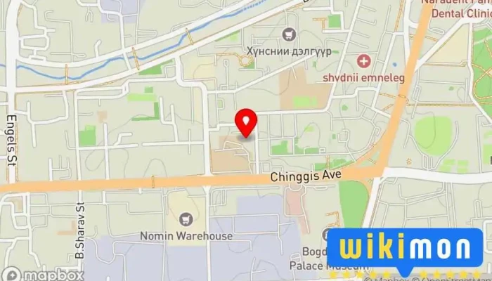 гэсэн газрын зураг Hi Bye temple Уушийн газар дээр Улаанбаатар