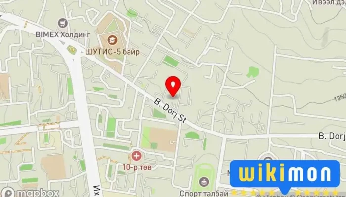 гэсэн газрын зураг Home Plaza Хүнсний дэлгүүр дээр Улаанбаатар