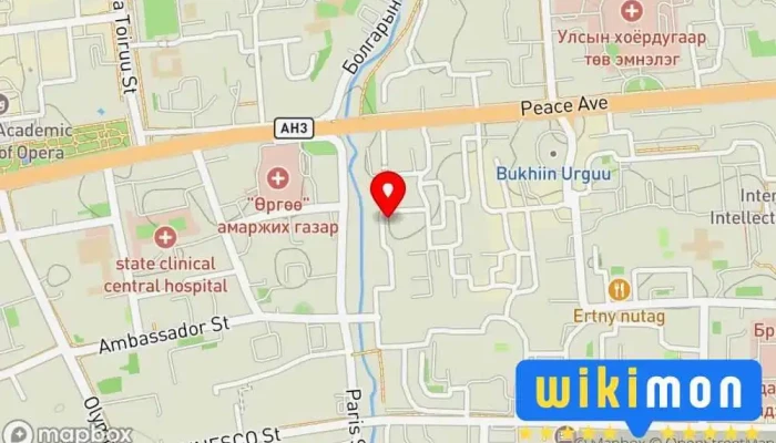 гэсэн газрын зураг Hurelbaatar Агуулах дээр Улаанбаатар