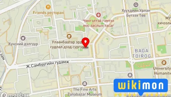 гэсэн газрын зураг Ikh Khar Suld ltd engineering Company  дээр Улаанбаатар