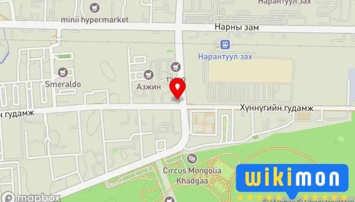 гэсэн газрын зураг Ikh Mongol Complex Орон сууцны цогцолбор, Кофе шоп, Конференц төв, Эрүүл Мэндийн Клуб, Кароаке баар дээр Улаанбаатар