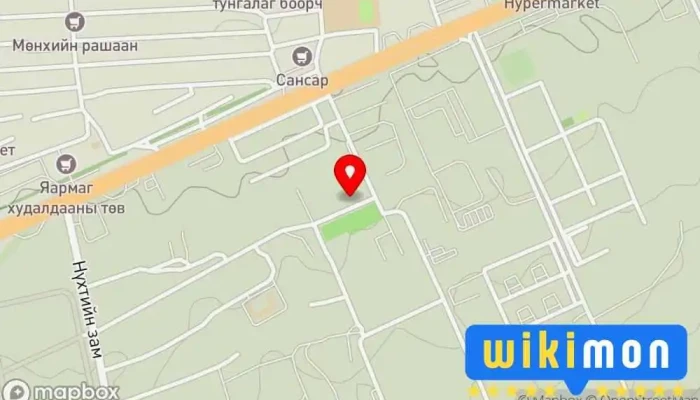 гэсэн газрын зураг IRIS RESIDENCE Үйлчилгээтэй Орон Сууц дээр Улаанбаатар