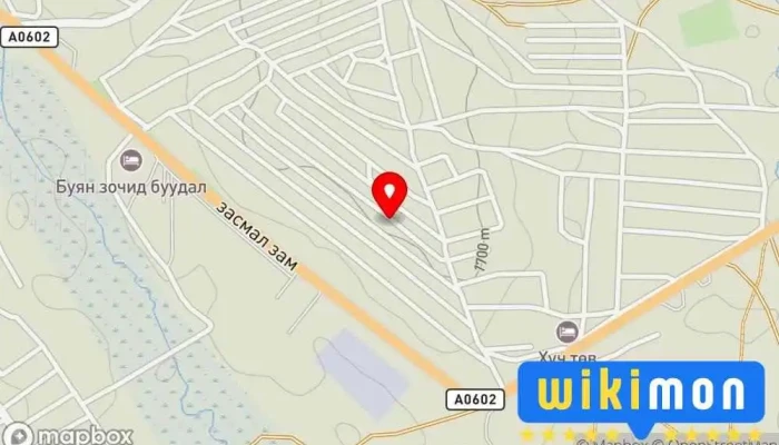 гэсэн газрын зураг Хабул гэр буудал Зочид буудал дээр Цэцэрлэг
