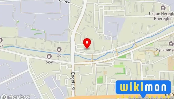 гэсэн газрын зураг Хараагүй хүмүүсийн хөдөлмөр сургалт хөгжлийн төв Засгийн газрын байшин дээр Улаанбаатар