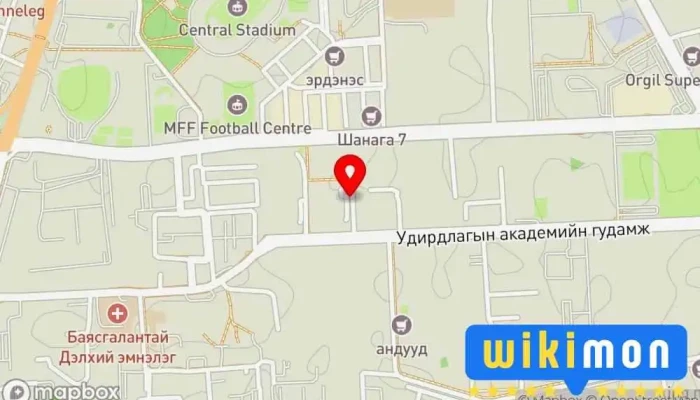 гэсэн газрын зураг Хэрэглээ шоп Гэр ахуйн барааны дэлгүүр дээр Улаанбаатар