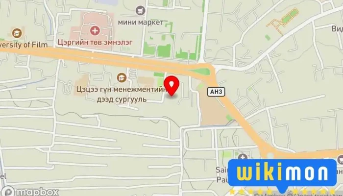 гэсэн газрын зураг Хими, химийн технологийн хүрээлэн Эрдэм шинжилгээний байгууллага дээр Улаанбаатар