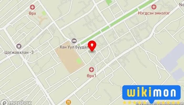 гэсэн газрын зураг Хөдөлмөр, халамжийн үйлчилгээний газар Компаний Оффис дээр Даланзадгад