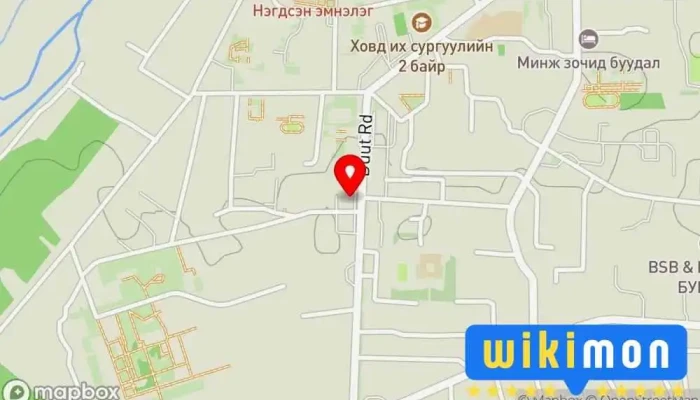 гэсэн газрын зураг Хөдөлмөр, халамжийн үйлчилгээний газар Төрийн Алба дээр Ховд