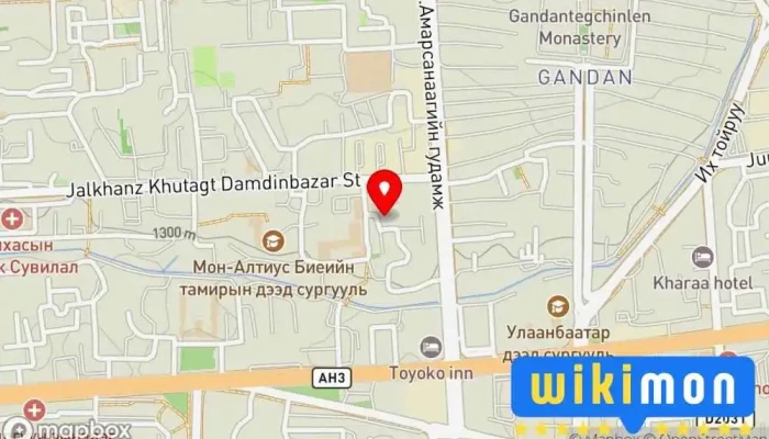 гэсэн газрын зураг Хөдөлмөрийн хэлтэс Муж улсын захиргааны байгууллага дээр Улаанбаатар