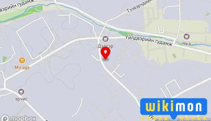 гэсэн газрын зураг Хөгжил Трейд ХХК Ариун үйлдвэр Компаний Оффис дээр Улаанбаатар
