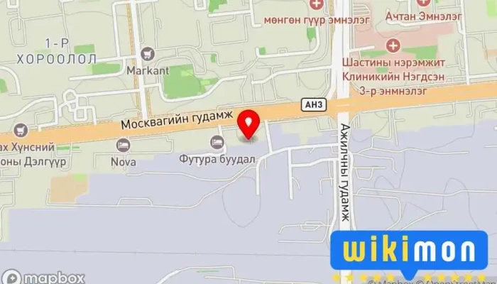 гэсэн газрын зураг Хоол хүргэлт Махны дэлгүүр дээр Улаанбаатар