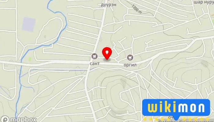 гэсэн газрын зураг Хос буян гутал Үйлдвэрлэгч дээр Улаанбаатар