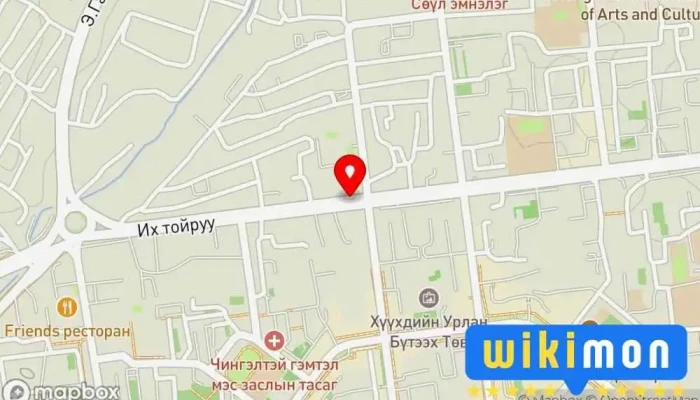гэсэн газрын зураг Хот Байгуулалтын Мэдээлэл Судалгааны Төв  дээр Улаанбаатар