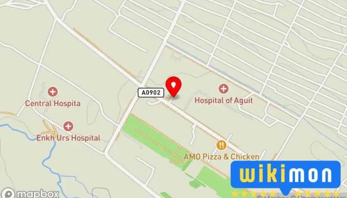 гэсэн газрын зураг Khuntaij restaurant Ресторан дээр Булган