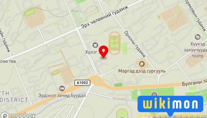 гэсэн газрын зураг Хуримт төв Оффис үйлчилгээ дээр Эрдэнэт